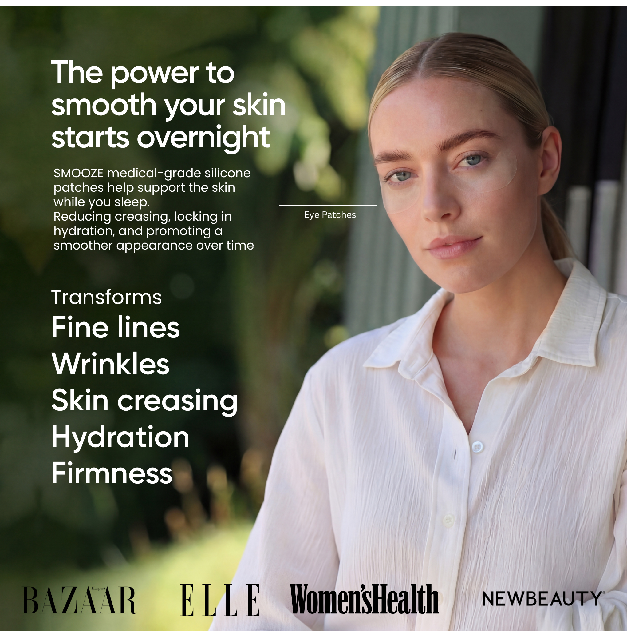 Reusable Eye Smoothing Patches