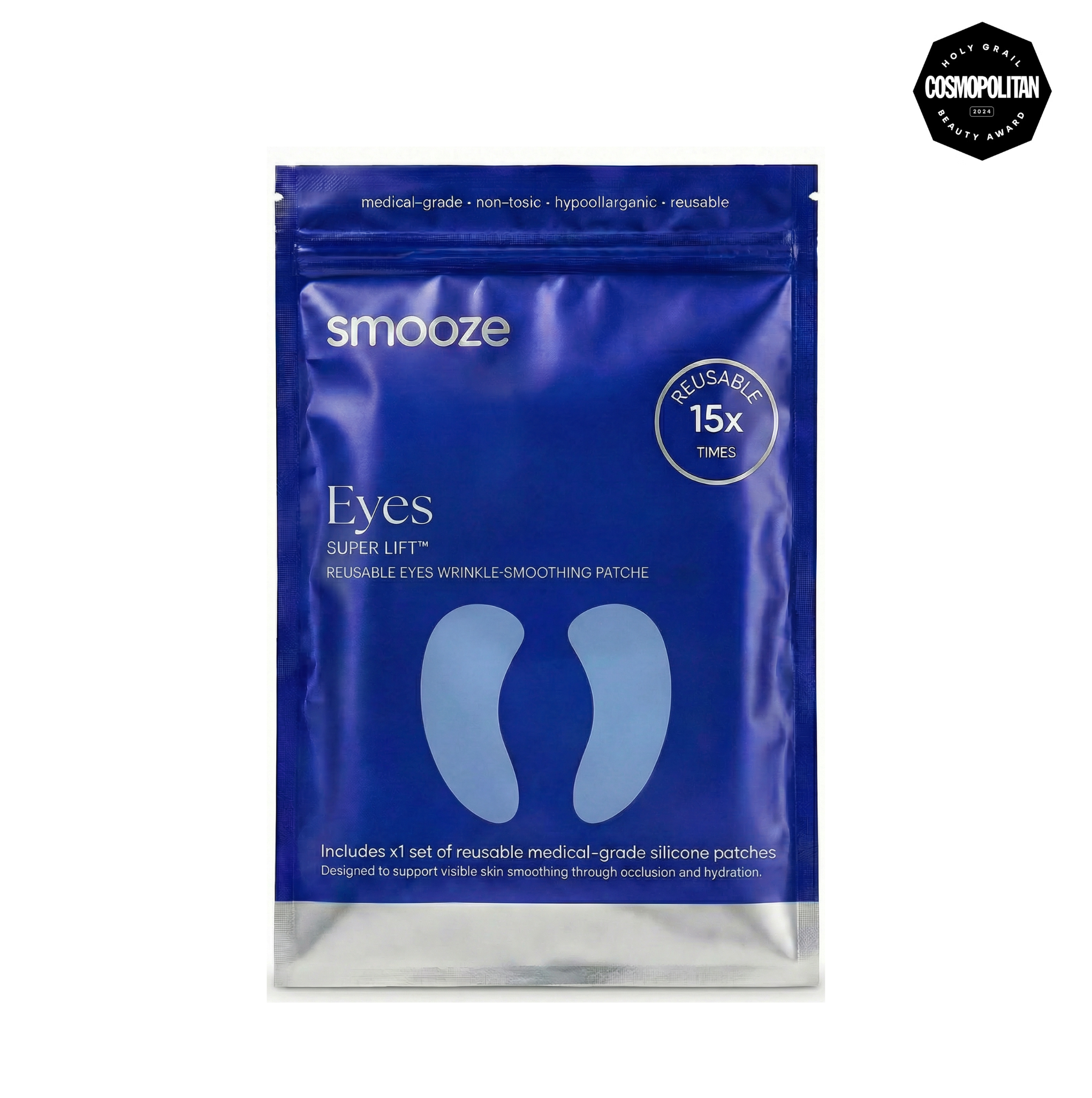 Reusable Eye Smoothing Patches
