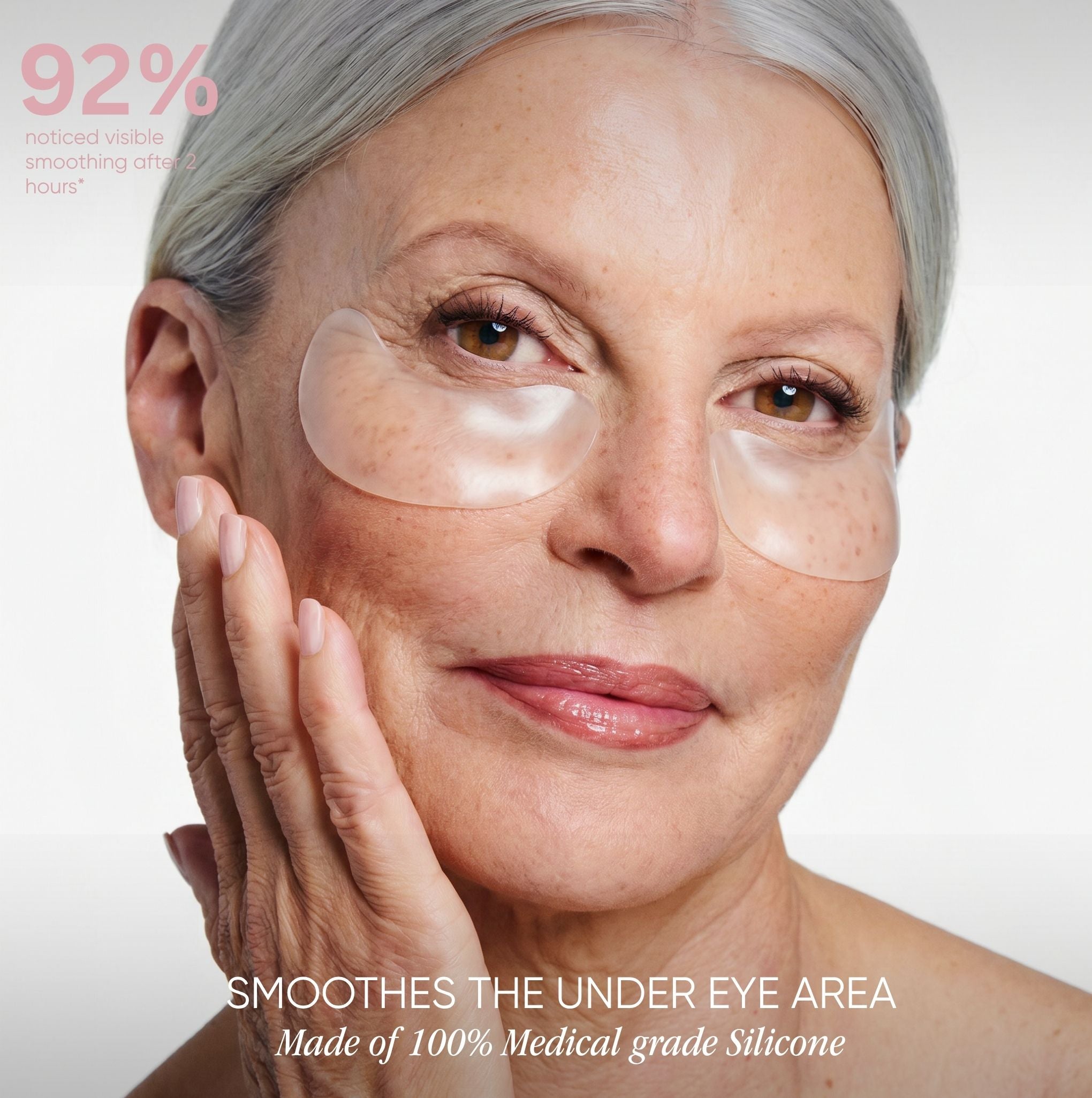 Reusable Eye Wrinkle Smoothing Patches