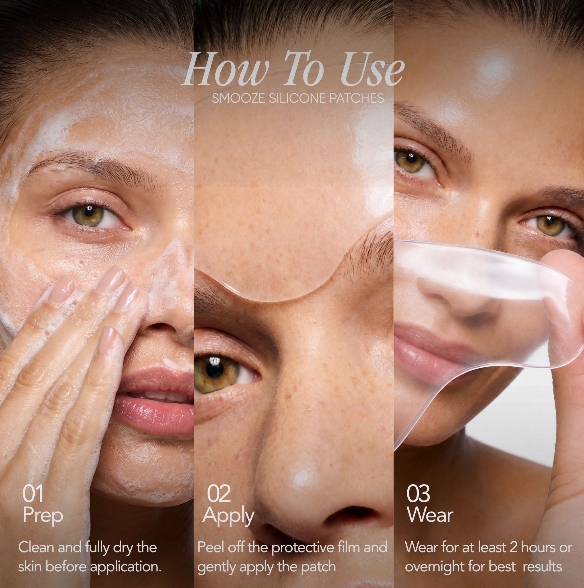 Reusable Eye Wrinkle Smoothing Patches