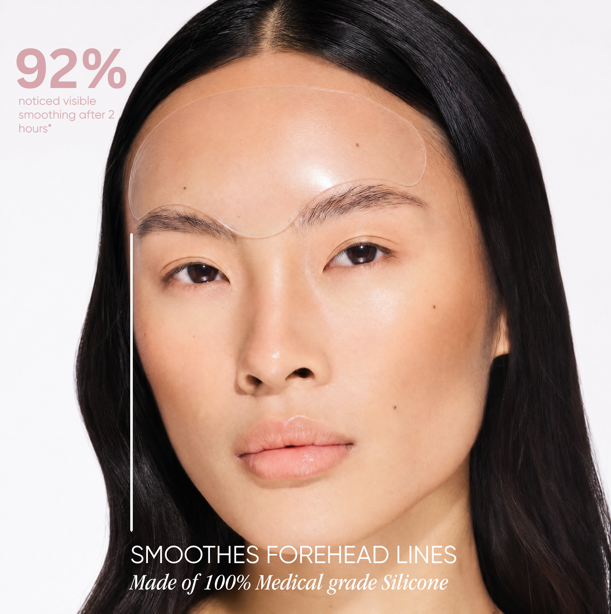 Reusable Forehead Wrinkle Smoothing Patch